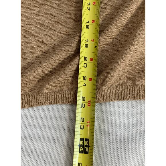 Banana Republic tan linen blend sweater size large - Picture 6 of 6